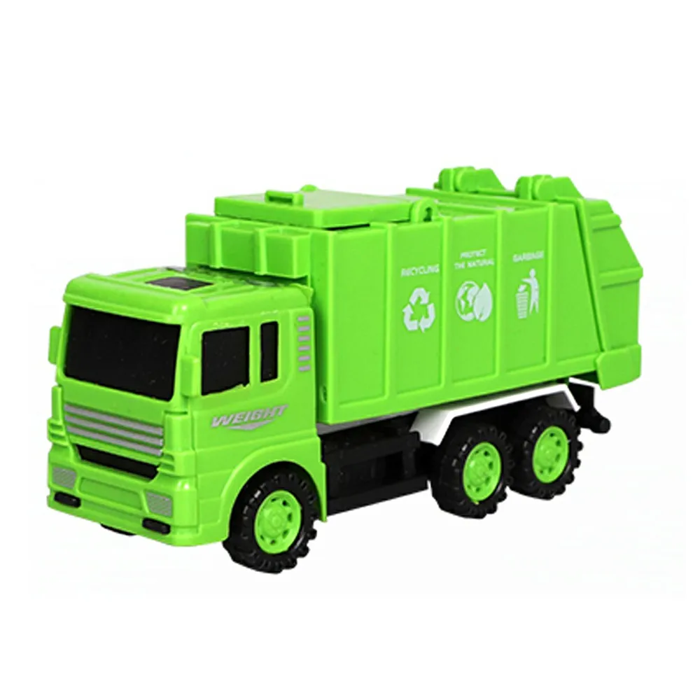 model friction vehicle sanitation car set plastic toy gift toy