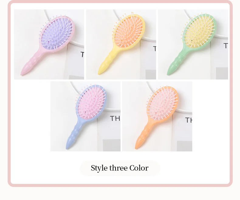 Soft Bristles Gentle Detangling Kids Air Cushion Scalp Massager for Hair Growth Hair Products Hairbrush factory