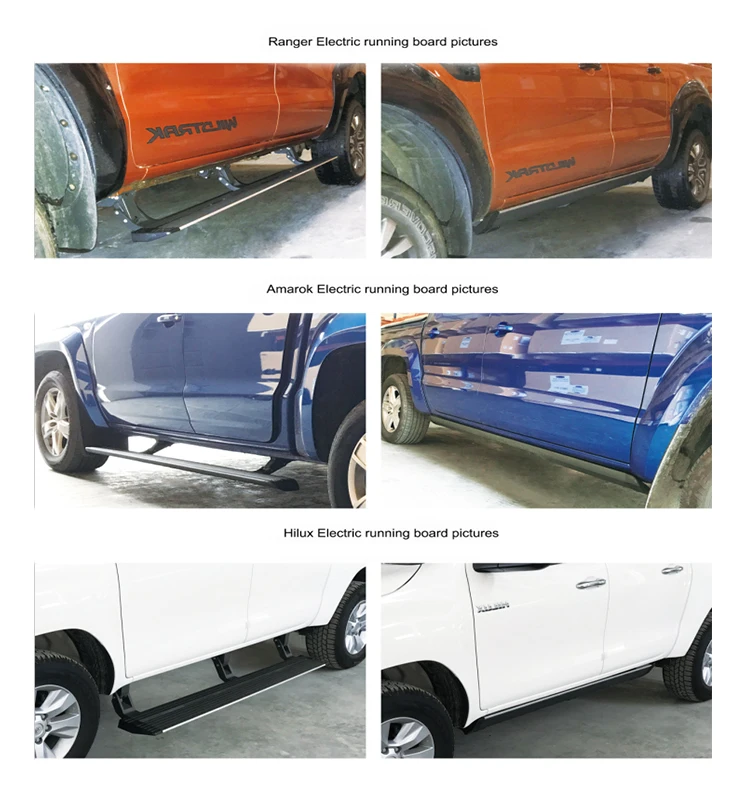 Electric Side Step Running Board For Vw Amarok 2015+