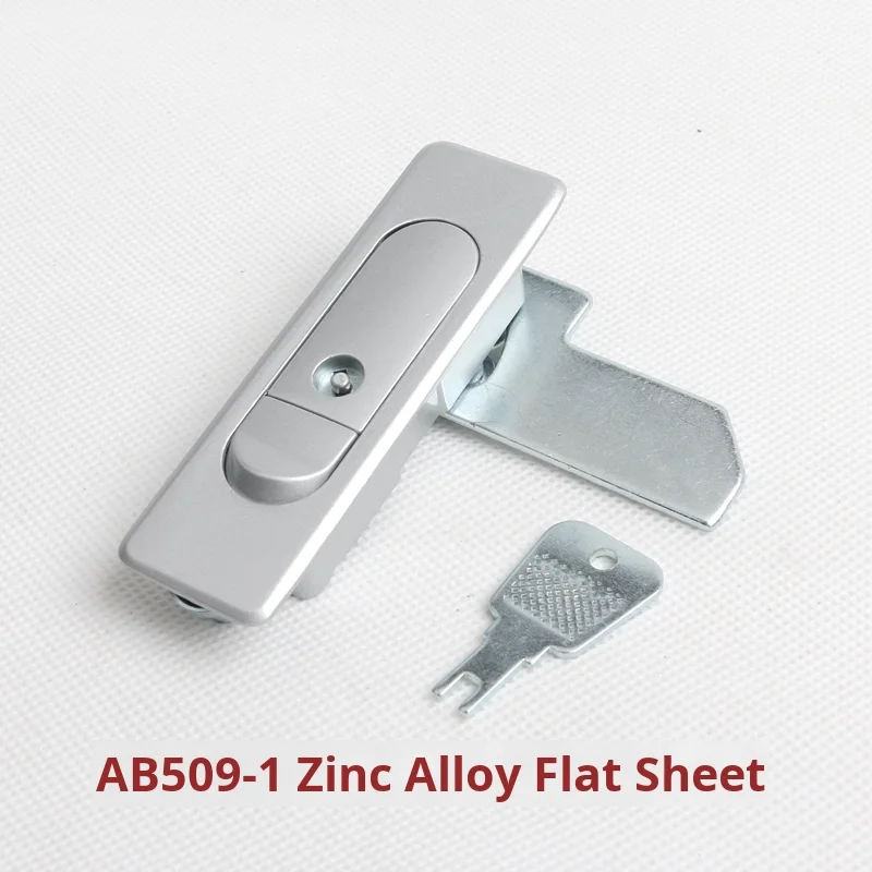 Industrial Cabinet Lock AB509-1-2 Flat Electrical Box Door Lock with Cutting Service MS510 factory