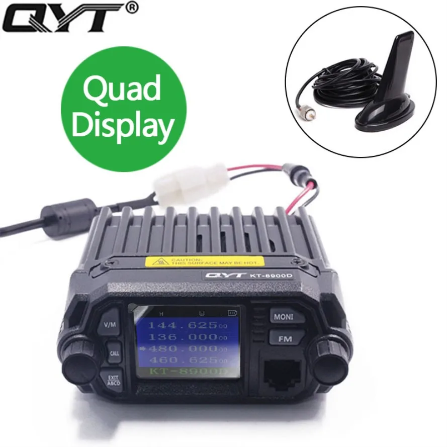 Qyt Kt 8900d Mini Walkie Talkie Kt 8900 Quad Display Upgraded Of