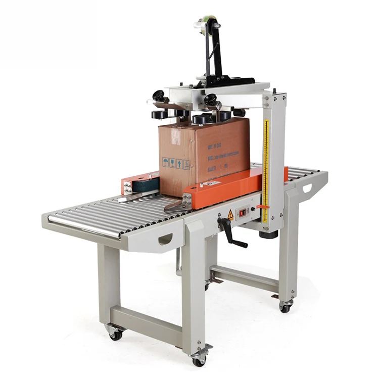 Automatic box wrapping machine for door postal small box sealing machine carton fill and seal machine price