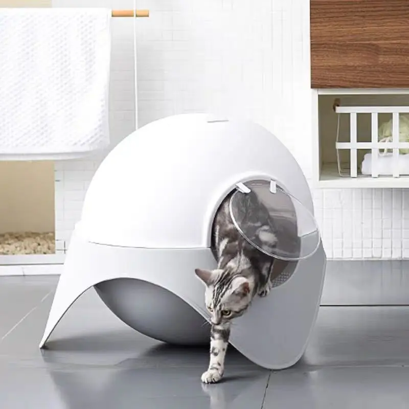 egg shaped litter box