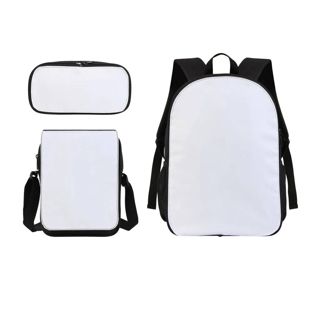 Sublimation Blank Student School Backpacks With Shoulder Bags With ...