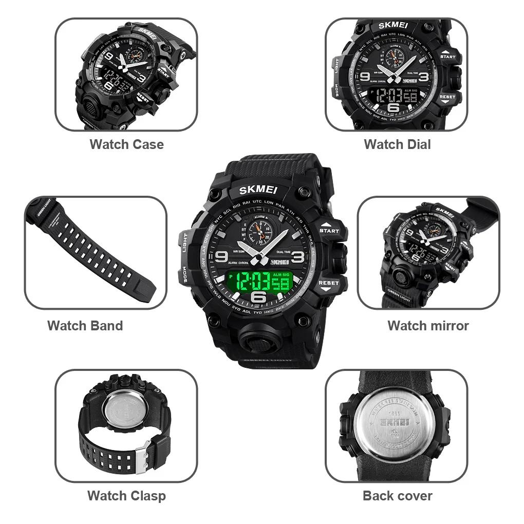 water resistant sports watch