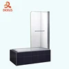 Dexus Aluminum Bath Screen with towel bar