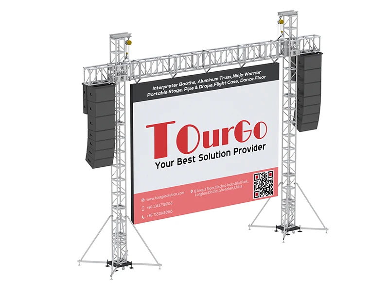 Tourgo High Loading Led Backdrop Truss Aluminum Hanging Led Screen ...