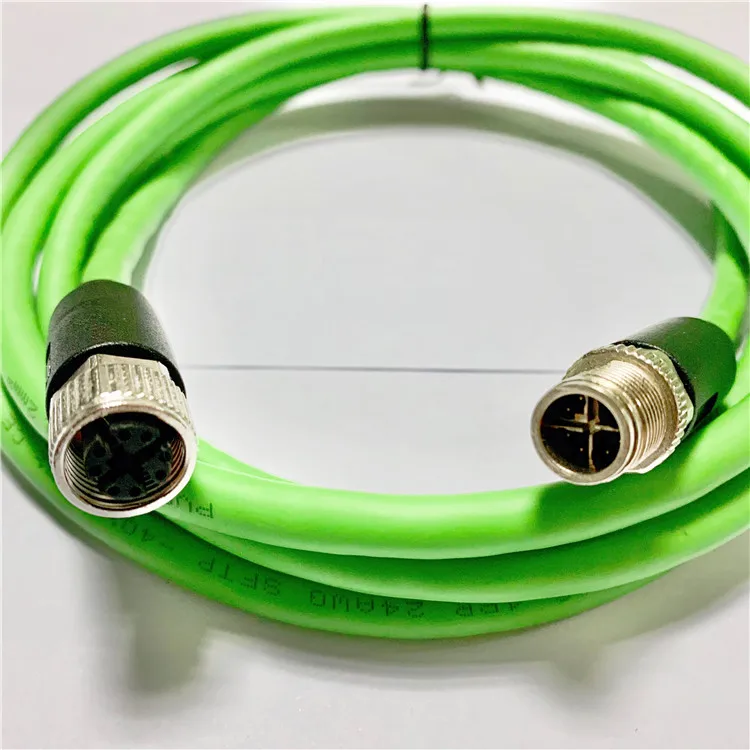 Waterproof M12 X Code 8pin Connector Cable Ip67 M12 Male To Female X