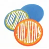 New Design Custom Sew on Soft Silicone Labels Patches with High Density Screen Printed Silicone Logo