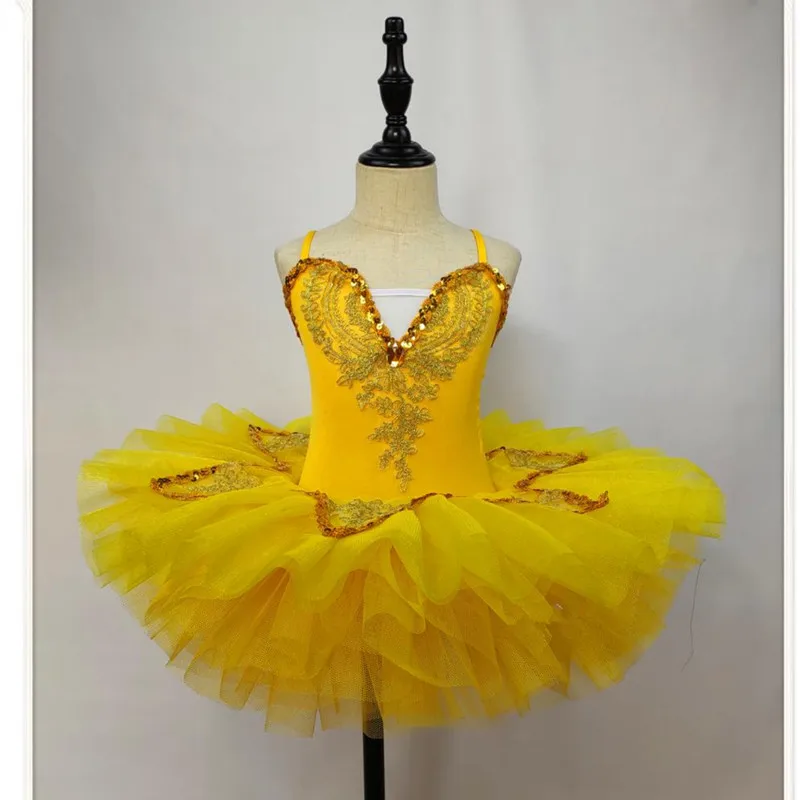 Girls Ballet Tutu Tulle Dress Ballet Costume Gymnastics Leotard Diamond