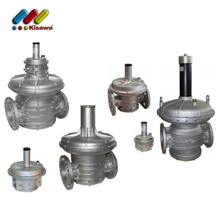 industrial madas Gas pressure regulator RC 04 1'' DN25 inlet pressure P1 1 bar 2bar