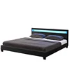 1864-1 Multi-color LED Fantastic Reading Design Wholesale Simple King Queen Double size bed frame modern
