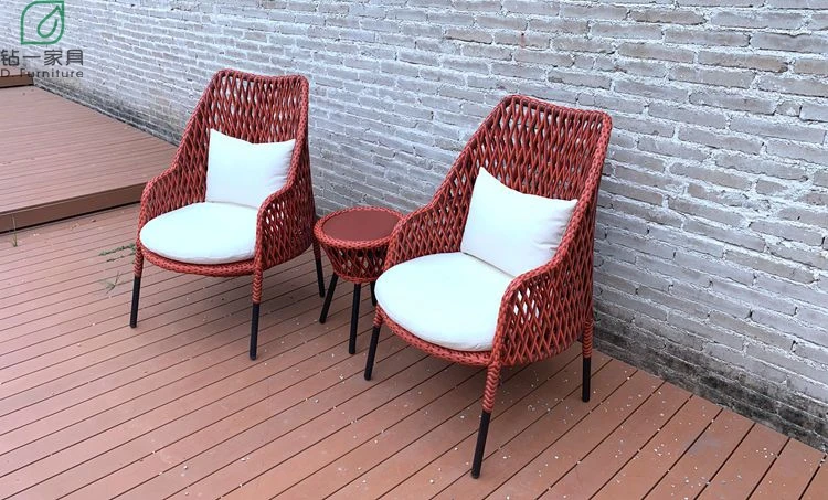 Creative Design Rattan Woven Outdoor Garden Furniture Chair And Table Set