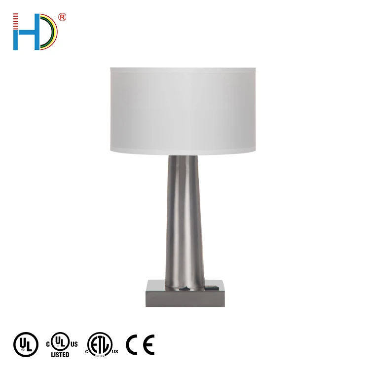 E26 Socket Rocker On Base Table Lamp For Bedroom