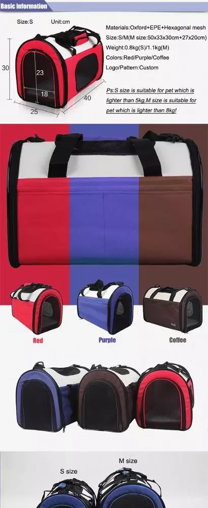 pet travel carrier bag