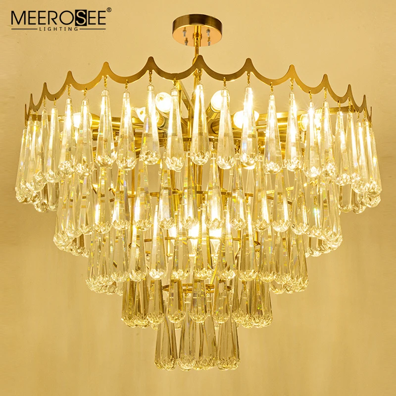 MEEROSEE Decorative Indoor High bay Lamp Dining Table Light Pendant Lights Chandelier House Decoration Interior Lights MD86705