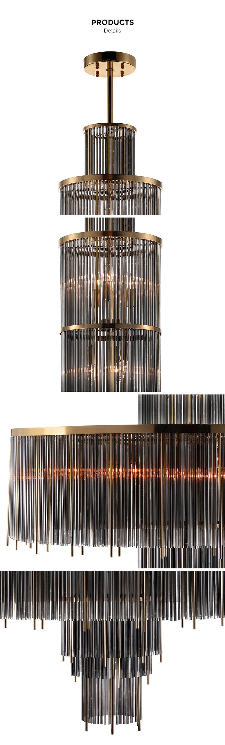 large staircase chandelier lighting
