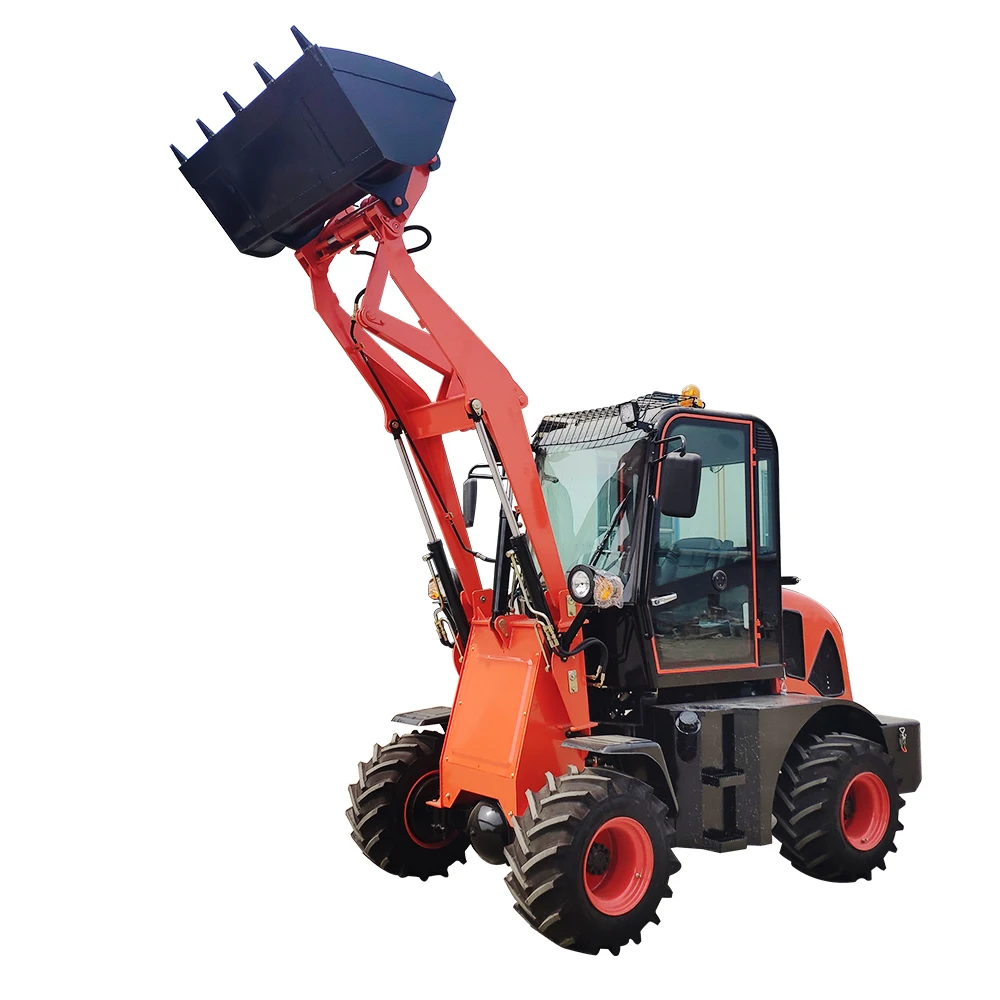 China Mini Top Garden Loader Compact Articulated Wheel Loader For Sale