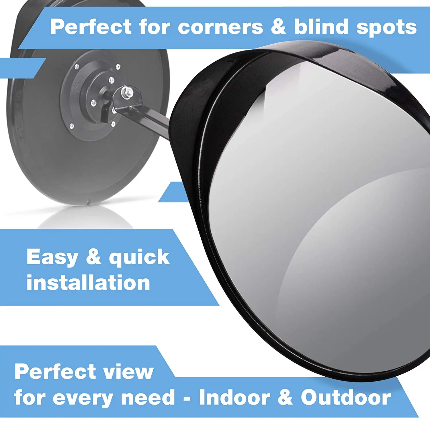 Convex Corner Mirror Security Mirrors For Business,Garage,Warehouse