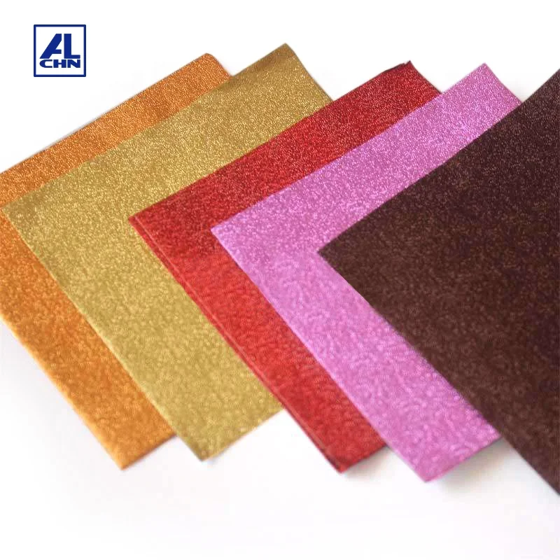 Adhesive Colored Laminate Aluminum Thermal Foil Paper Sheet For Food