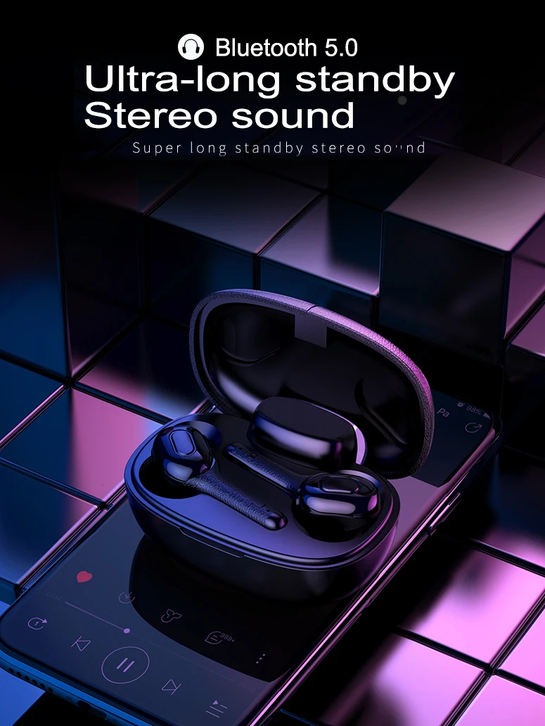 wholesale 5.0 sport touch control blue tooth earphone tws wireless headphone earbuds for iphone x xs max xr 8plus - ANKUX.COM