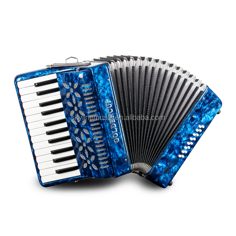 Jh2016 Gold Cup 25 Key 16 Bass Keyboard Accordion,Accordions Buy