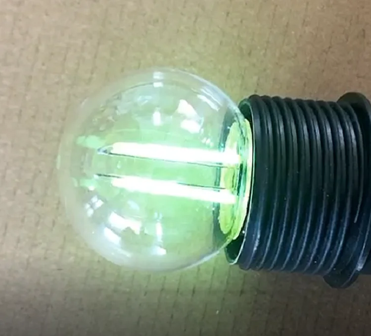 Cheapest plastic E27 dimmable led bulb 2700k 2w led spiral dimmable filament bulb 230v