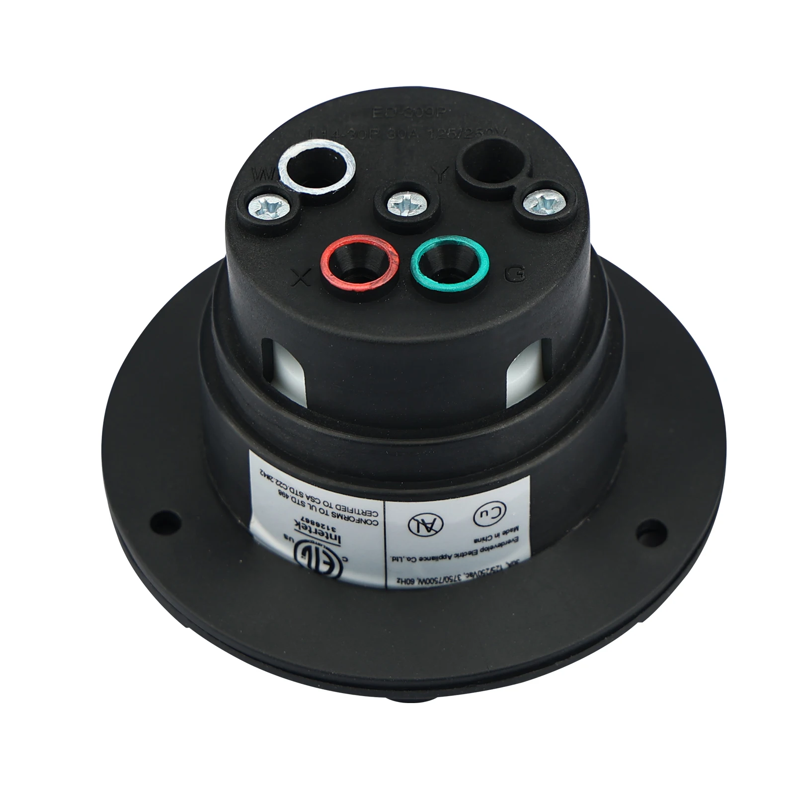 Camping&home Nema L14-30p Flanged Inlet Generator Plug 30a 125/250v ...