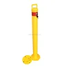 9F Post Cheap Steel Car Traffic Parking Bollard With Round Two Key