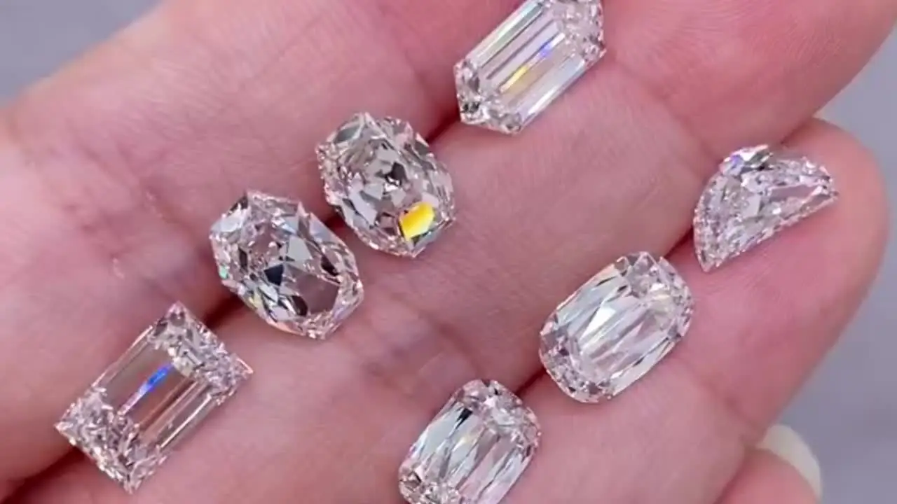 GIA IGI Certified 18K White Gold VVS1 D Color Lab Grown Diamond
