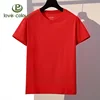 OEM custom red / black / grey / white 100% cotton soft and comfortable t shirts printing basic t-shirts