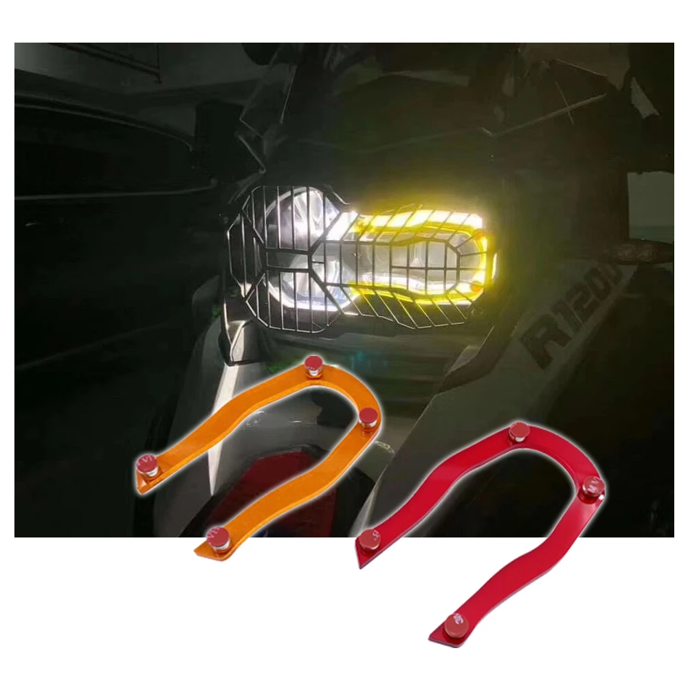 Factory direct sales Motorcycle Headlight DRL Color-changed magnetic amber/yellow/red cover For BMW R1200GS R1250GS LC Adventure supplier