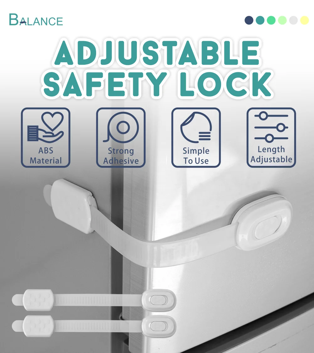 hot selling baby safety lock childproof plastic drawer lock refrigerator door lock