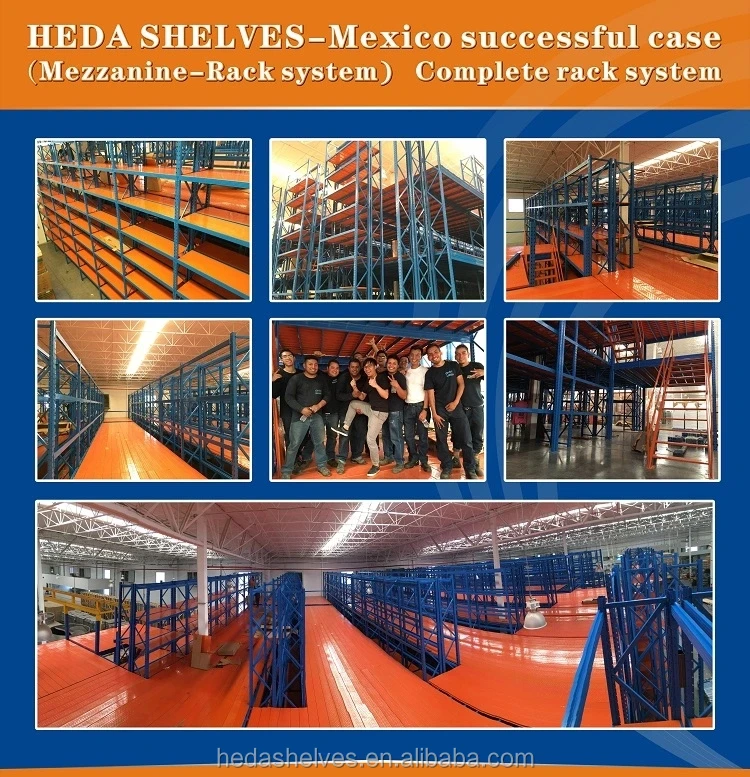 Heda Factory Heavy Duty Metal Warehouse Shelves Storage Pallet Racking