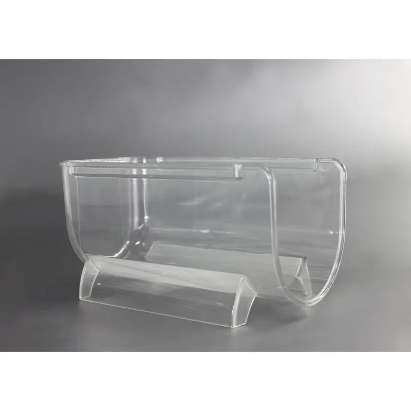 Stackable Clear Plastic Wine Bottle Holder Fridge Organizer Storage
