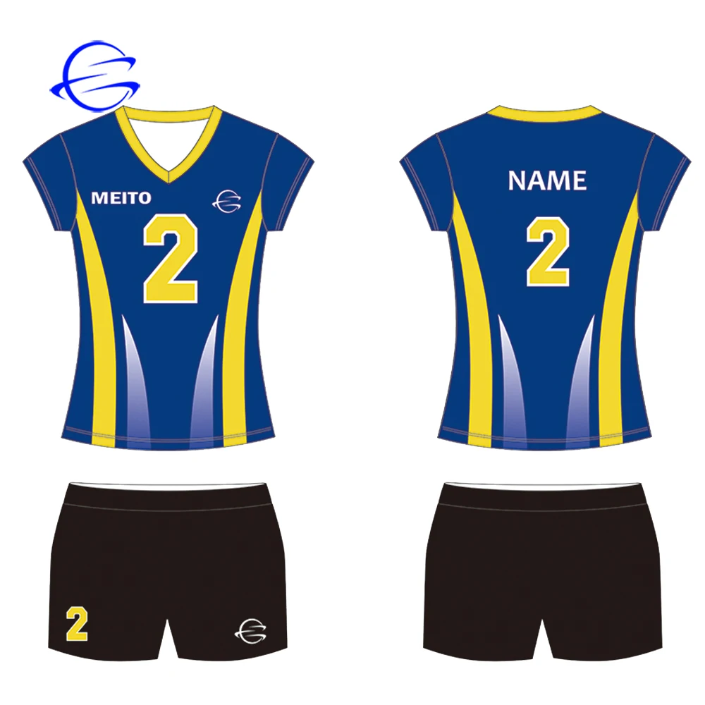 排球球衣多色设计升华制服