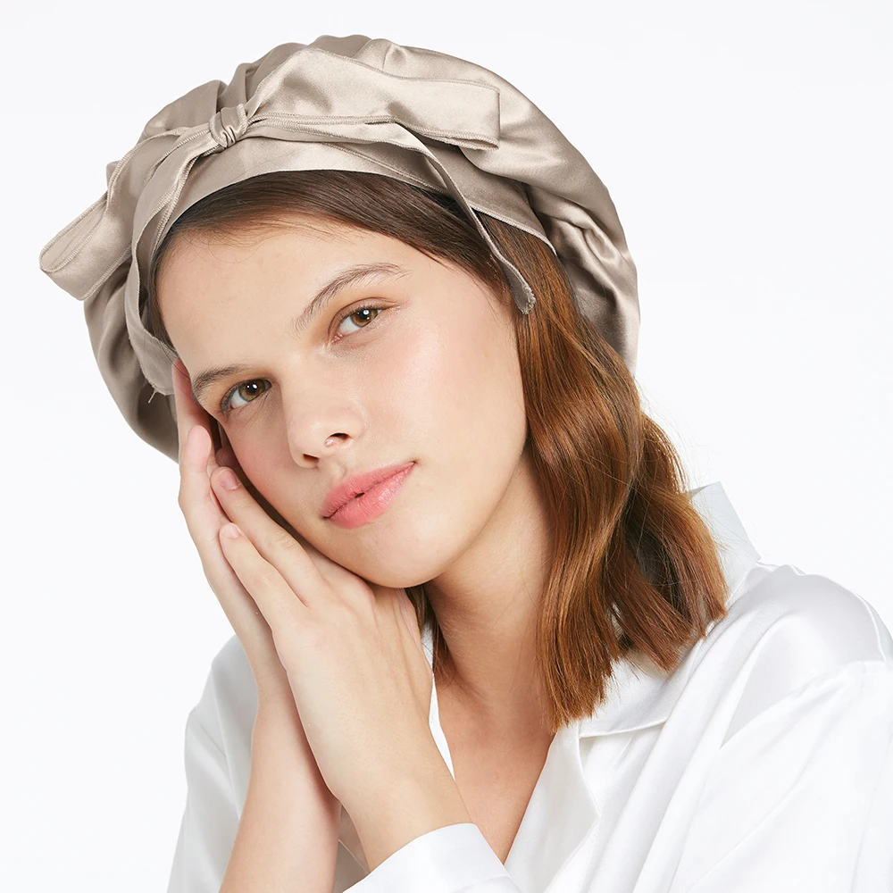 custom logo designers 100% silk adjustable hair b