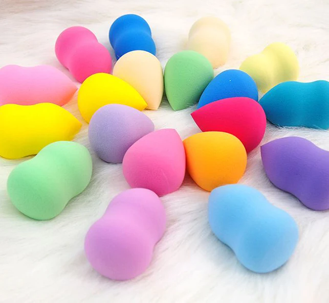 small drops of gourd powder puff makeup sponge wet and dry dual