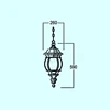 Sidewalk and Street Application 3 Meters Tall Old Oil Lamp Victorian Style Post Light