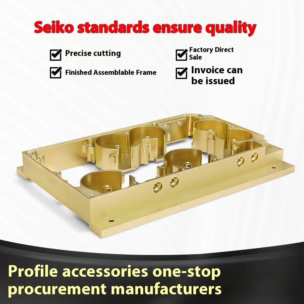 CNC Precision Customized Brass Aluminum Alloy Box Hardware Parts Bracket Non-Standard Processing Lathe Milling Machine Metal manufacture