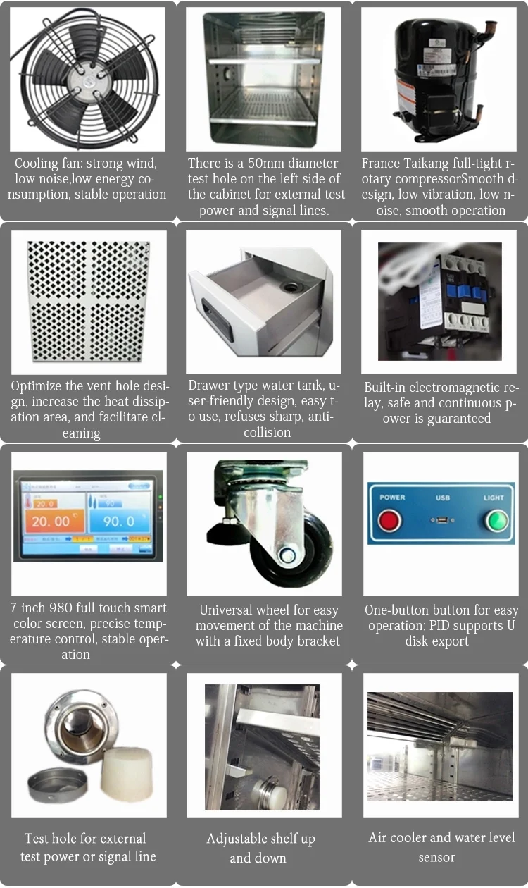 CE Certification 85 c 85% rh environmental chambers with good price