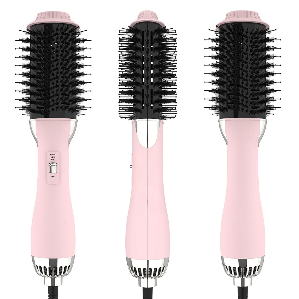 Compra Fábrica Venta Al Por Mayor Profesional Eléctrico Seco Hierro 2 IN1  Aire Caliente Cepillo De Pelo Styler, Secador De Pelo Eléctrico Cepillo  Giratorio Peine Curls STYLER Barato | Entrega Rápida Y