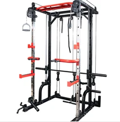 IN STOCK Gym Equipment Home Fitness Accessories Multi-function Power Rack Smith Machine Squat Rack