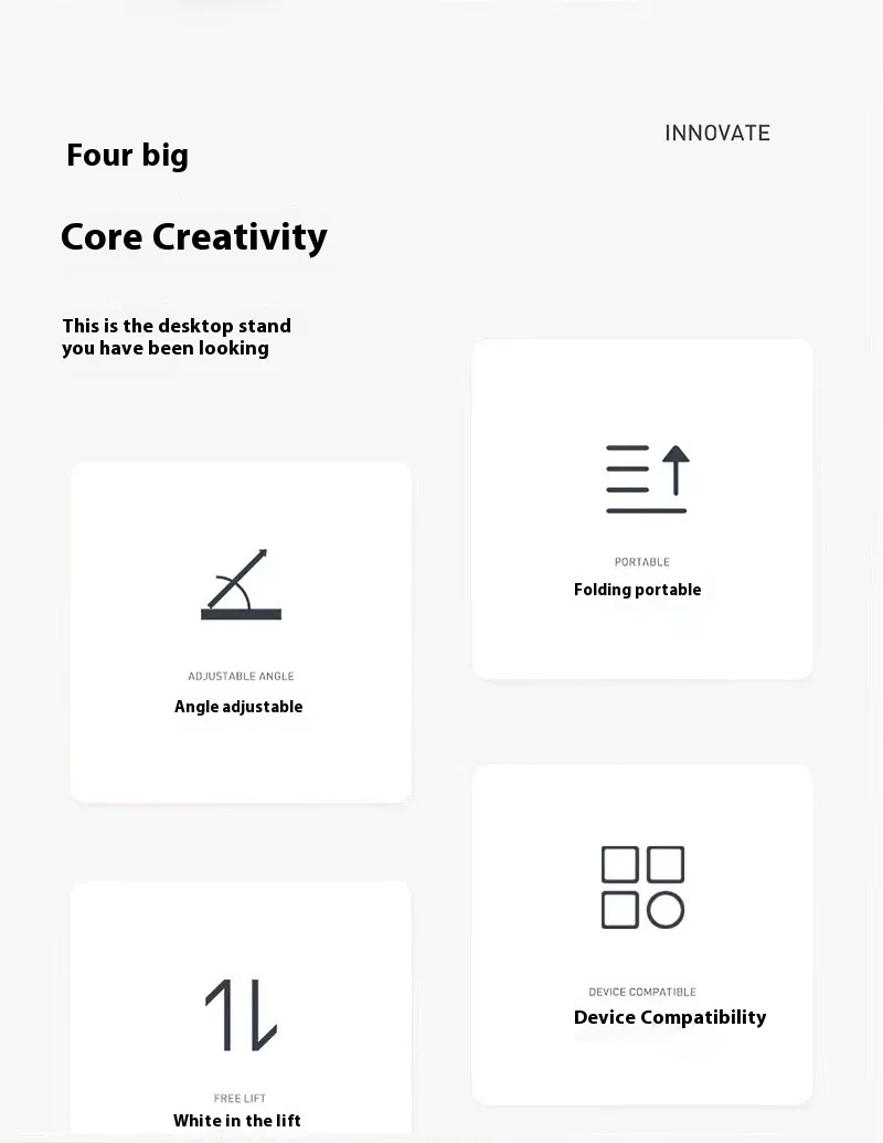 便携式防抱死制动系统可折叠手机支架通用平板电脑手机支架可扩展懒人桌面支架在线直播