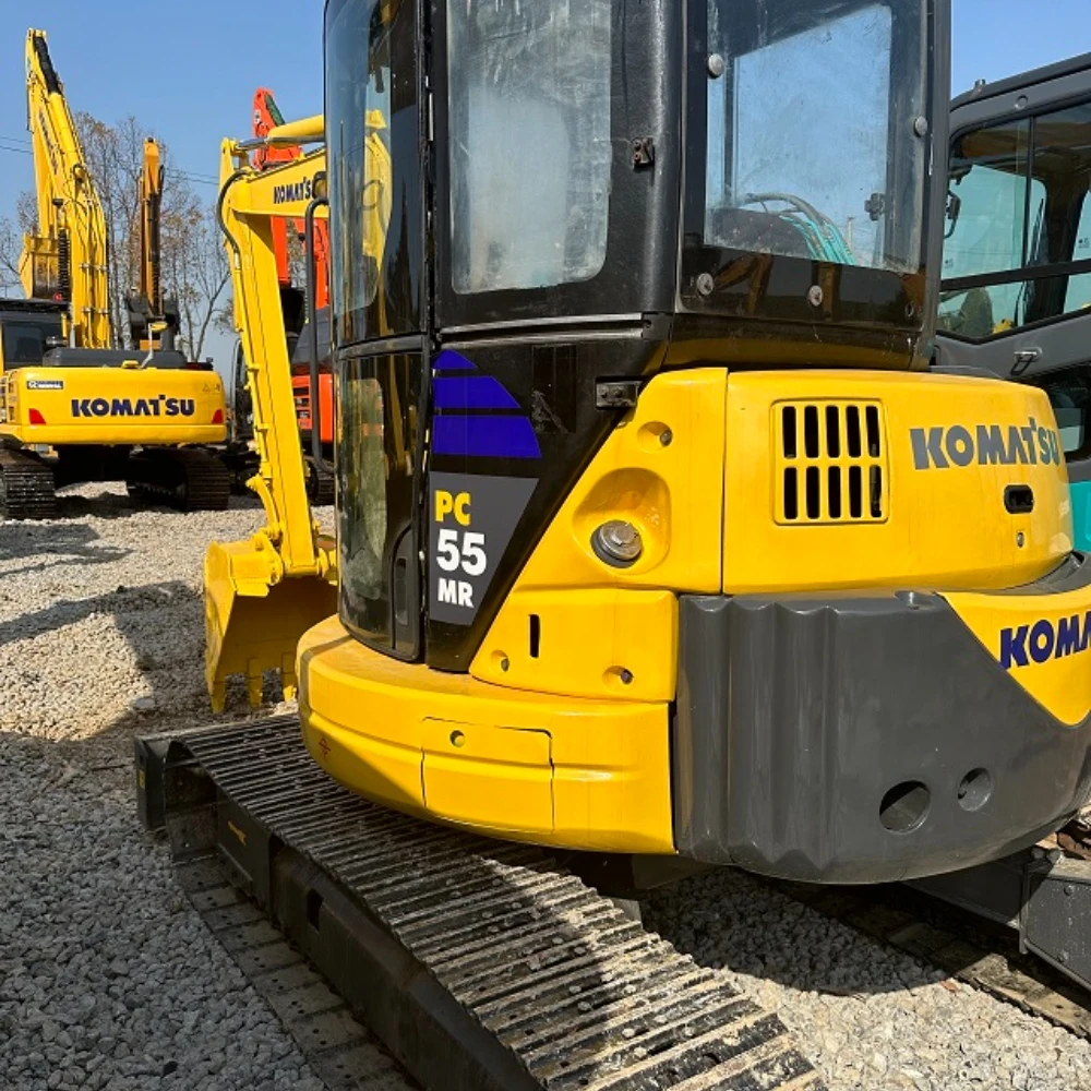 Komatsu PC55MR Hydraulic Excavator 5.5 Ton Used Mini Excavator with ...