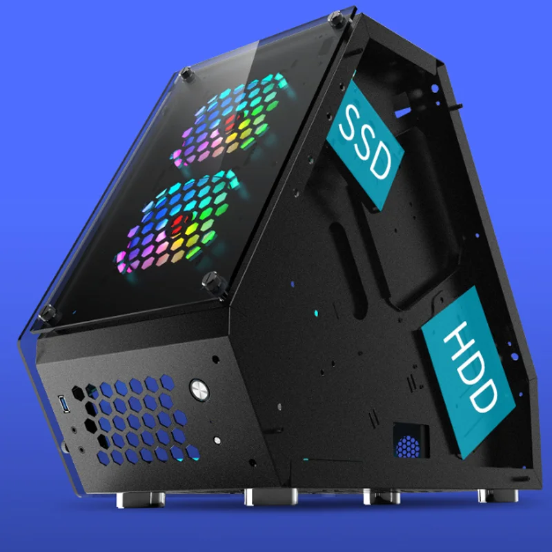 tempered glass computer case