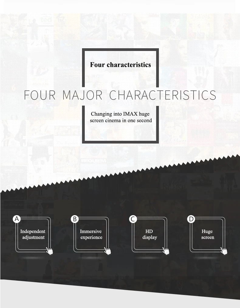 VR Glasses and Virtual Reality Headset for Smart Phones VR Game