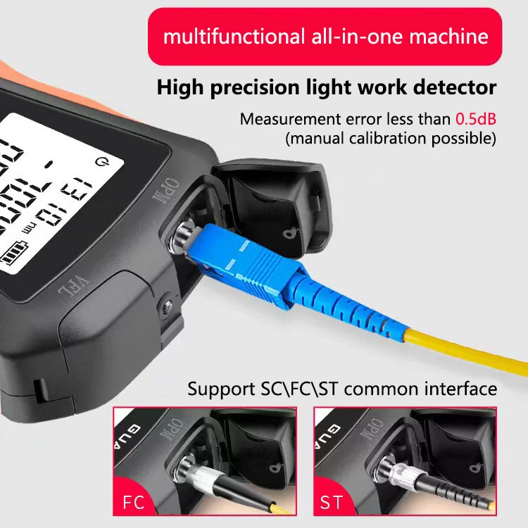 Handheld Fiber Optical Equipment Power Meter Multifunction Tester Y8 5