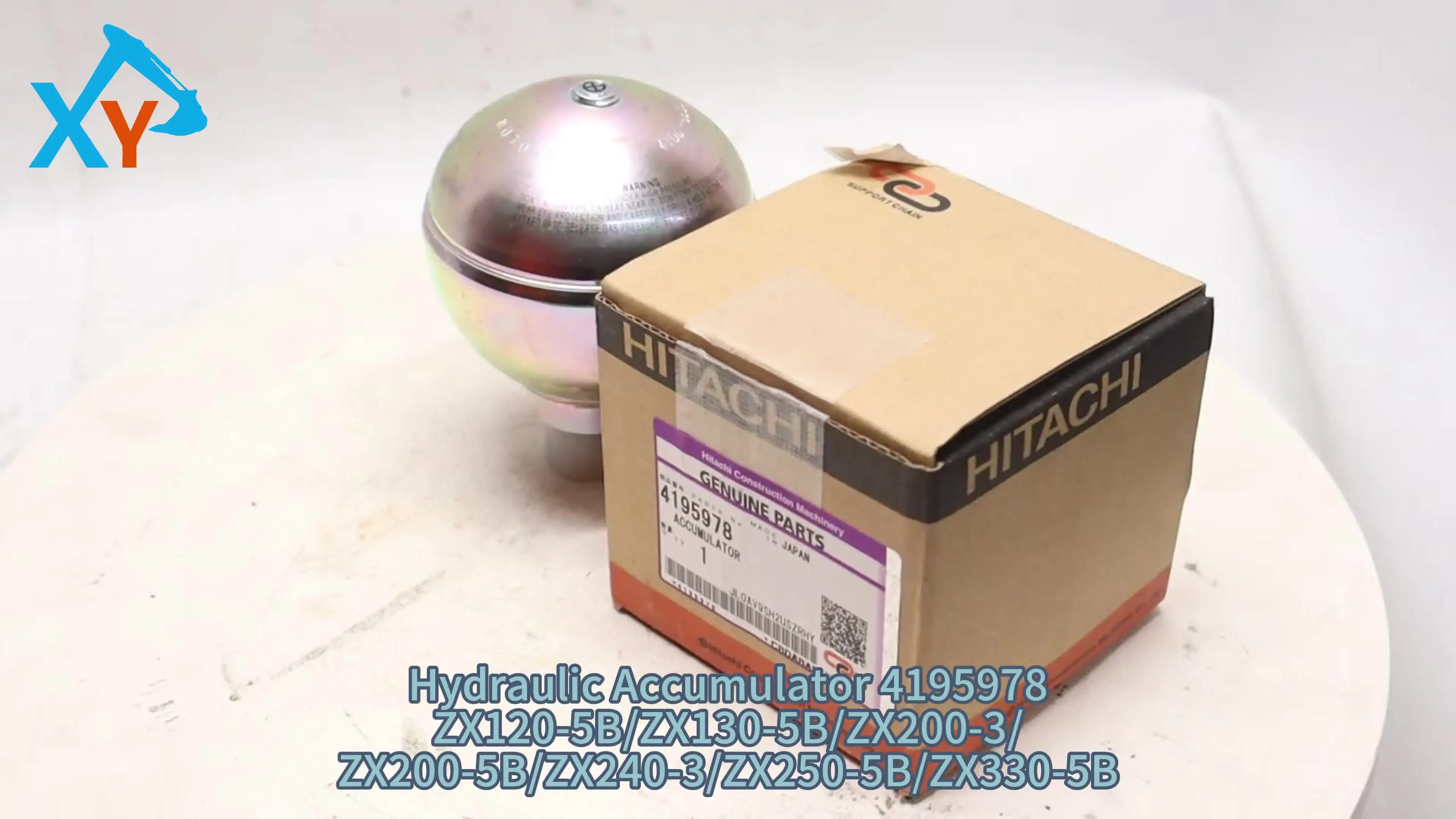 Original Excavator Hydraulic Accumulator 4195978 for Hitachi ZX120