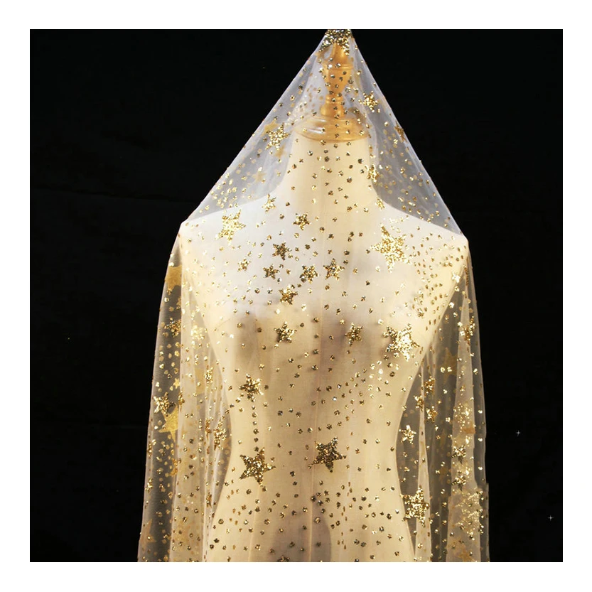 glitter fabric for gown